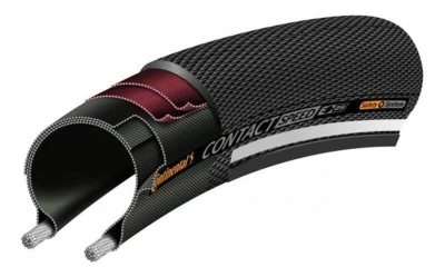 Continental plášť Contact Speed 37-622 E-25 černý s reflexním proužkem