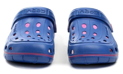 Coqui 6352 Jumper modro růžové dámské nazouváky