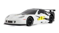 Corvette C6.R RC Drift Car 4WD LED 1:18 RTR licencovaná biela