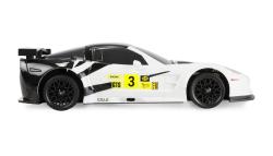 Corvette C6.R RC Drift Car 4WD LED 1:18 RTR licencovaná bílá