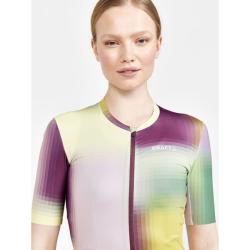 Craft ADV Aero W 1910549 dámský cyklodres - zelená s fialovou (007435)