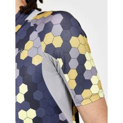 Craft ADV Endur Graphic 1910521 pánský cyklodres - tmavě šedá se žlutou (007541)