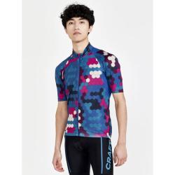 Craft ADV Endur Graphic 1910521 pánský cyklodres - tmavě modrá s růžovou (007371)