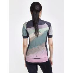 Craft ADV Endur Graphic W 1910554 cyklodres - růžová + Force ACTION LADY černé cyklokraťasy