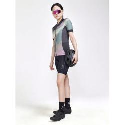Craft ADV Endur Graphic W 1910554 cyklodres - růžová + Force ACTION LADY černé cyklokraťasy