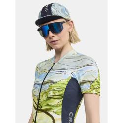 Craft ADV Endur Graphic W 1914542 dámský cyklodres - modrá (396332)