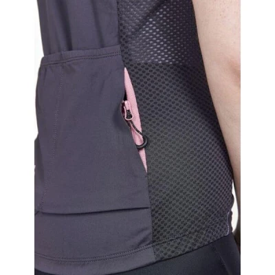 Craft ADV Endur W 1910553 dámský cyklodres - tmavě šedá (992743)