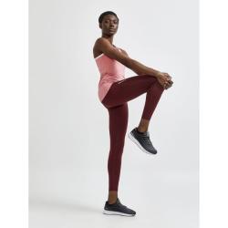 Craft ADV Essence High Waist W 1908774 dámské kalhoty - červená (439000)