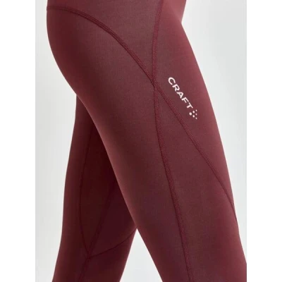 Craft ADV Essence High Waist W 1908774 dámské kalhoty - červená (439000)