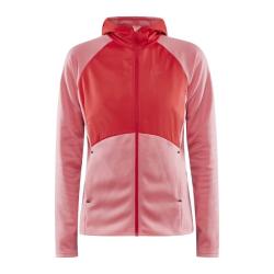 CRAFT ADV Essence Jersey Hood W 1912467 dámska bunda - ružová s červenou (731419)