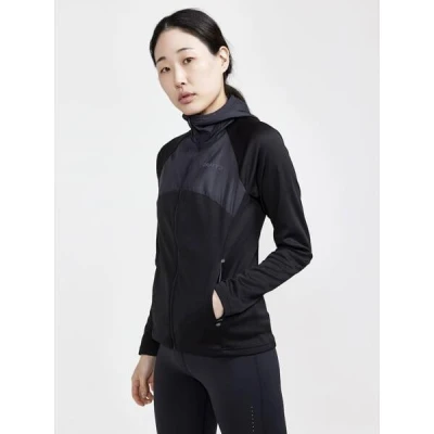 Craft ADV Essence Jersey Hood W 1912467 dámská sportovní mikina - černá (999000)