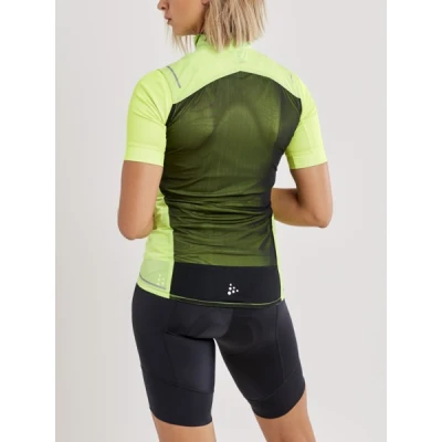 Craft ADV Essence Light Wind W 1908793 dámská cyklovesta - žlutá (851000)