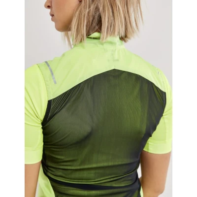 Craft ADV Essence Light Wind W 1908793 dámská cyklovesta - žlutá (851000)