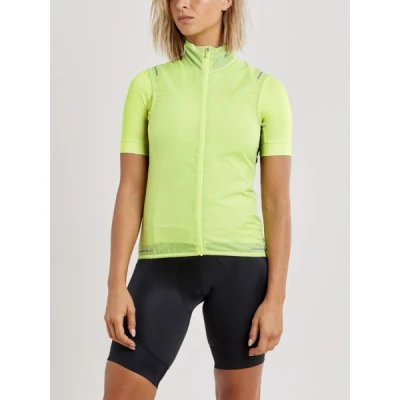 Craft ADV Essence Light Wind W 1908793 dámská cyklovesta - žlutá (851000)