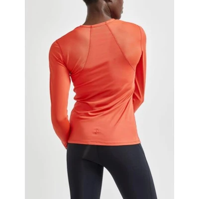 CRAFT ADV Essence LS W 1908769 dámské triko - oranžová (577000)