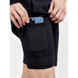 Craft ADV Essence Perforated 2in1 Stretch 1911911 pánské šortky - černá (999000)