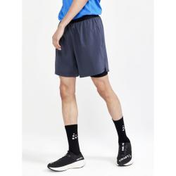 Craft ADV Essence Perforated 2in1 Stretch 1911911 pánske šortky - sivá (995000)