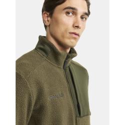 Craft ADV Explore Pile Fleece 1912220 pánská mikina - zelená (664000)