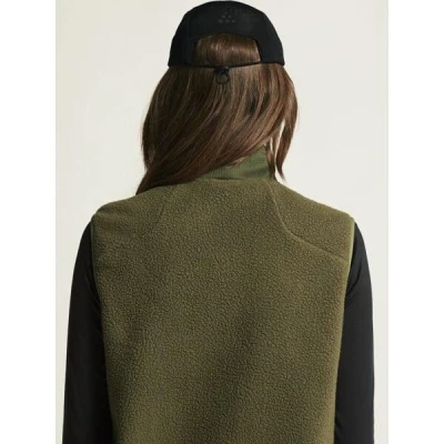 Craft ADV Explore Pile Fleece W 1913811 dámská vesta - zelená (664000)