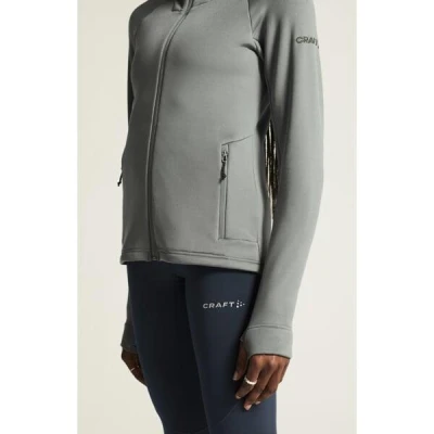 Craft ADV Explore Power Fleece Hood W 1915241 dámská mikina - zelená (647000(6470))