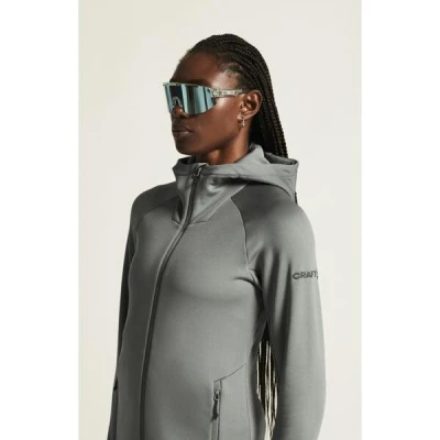 Craft ADV Explore Power Fleece Hood W 1915241 dámská mikina - zelená (647000(6470))