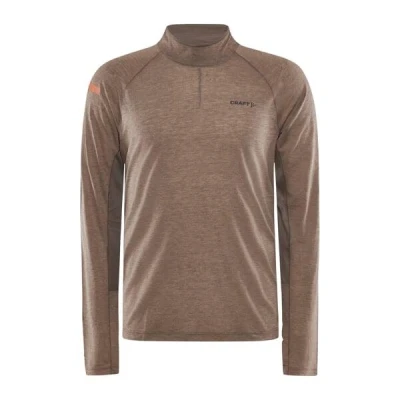 CRAFT ADV SubZ Wool LS 2 1911332 pánské triko - hnědá (244200)