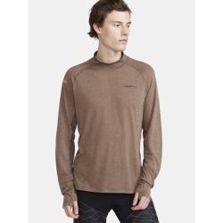 CRAFT ADV SubZ Wool LS 2 1911332 pánské triko - hnědá (244200)