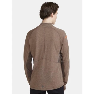 CRAFT ADV SubZ Wool LS 2 1911332 pánské triko - hnědá (244200)