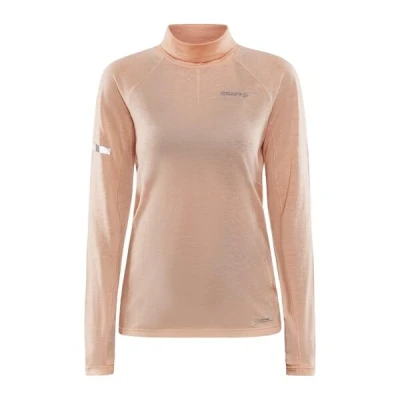 Craft ADV SubZ Wool LS 2 W dámské triko - růžová (840200)