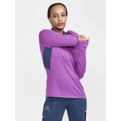 Craft ADV SubZ Wool LS 2 W dámské triko - růžová (840200)
