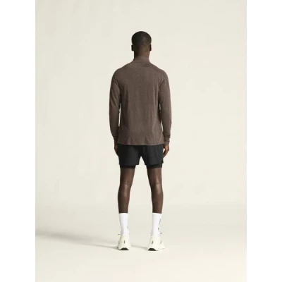 CRAFT ADV SubZ Wool LS 3 1915137 pánské triko - hnědá (286200)