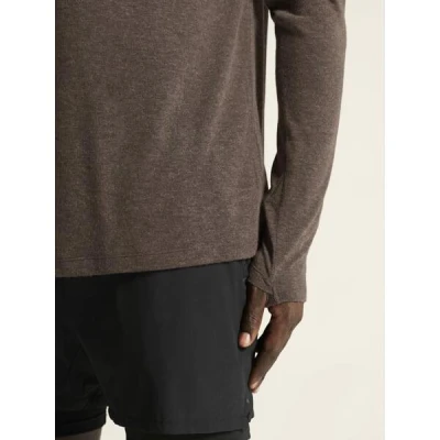 CRAFT ADV SubZ Wool LS 3 1915137 pánské triko - hnědá (286200)