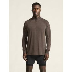 CRAFT ADV SubZ Wool LS 3 1915137 pánské triko - hnědá (286200)