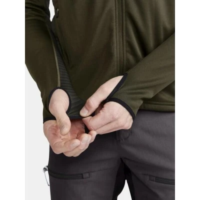 Craft ADV Tech Fleece Thermal 1911662 pánská mikina - zelená (680999)