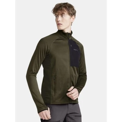 Craft ADV Tech Fleece Thermal 1911662 pánská mikina - zelená (680999) POUZE XL (VÝPRODEJ)