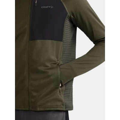 Craft ADV Tech Fleece Thermal 1911662 pánská mikina - zelená (680999) POUZE XL (VÝPRODEJ)