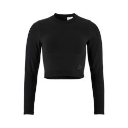 Craft ADV Tone Seamless Cropped LS dámsky top - čierna (999000) Craft ADV Tone Seamless Cropped LS dámsky top - čierna (999000)