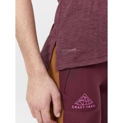 Craft ADV Trail Wool SS W 1913722 dámské triko - červená (492200)
