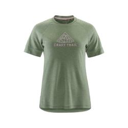 CRAFT ADV Trail Wool SS W 1913722 dámske tričko - zelená (626200)
