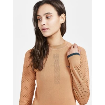 Craft ADV Warm Intensity LS W 1912644 dámské triko - oranžová (716678)