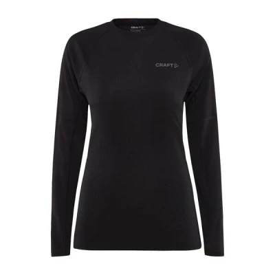 CRAFT ADV Wool Merino RN LS W 1913758 dámské triko - černá (999000)
