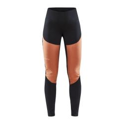 Craft ADVubZ Tights 2 W 1911313 dámské kalhoty - černá s oranžovou (999732)