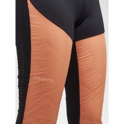 Craft ADVubZ Tights 2 W 1911313 dámské kalhoty - černá s oranžovou (999732)