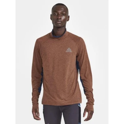 CRAFT ADV SubZ Wool LS 2 1911332 pánské triko - hnědá (244200)