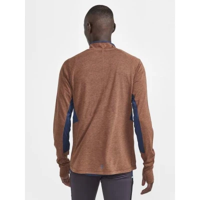 CRAFT ADV SubZ Wool LS 2 1911332 pánské triko - hnědá (244200)