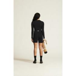 Craft Collective Rib Cropped LS W 1916014 dámský top - černá (999000)