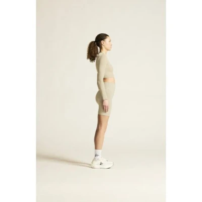Craft Collective Rib Short Tights W 1916016 dámské kalhoty - hnědá (608000)