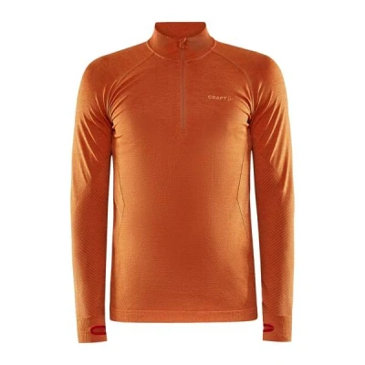Craft CORE Dry Active Comfort Zip 1911166 pánské triko - oranžová (B580000)