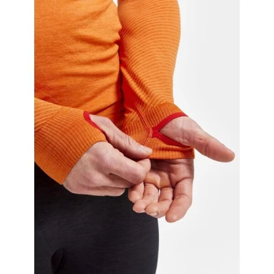 Craft CORE Dry Active Comfort Zip 1911166 pánské triko - oranžová (B580000)