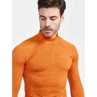 Craft CORE Dry Active Comfort Zip 1911166 pánské triko - oranžová (B580000)